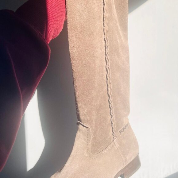 Frye Cara Roper suede slouch boot 7 - Picture 3 of 8